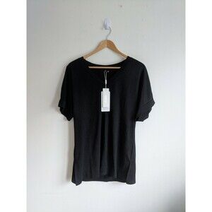 SAMPEEL Women's Basic V Neck Short Sleeve T Shirts Summer Casual Tops Size M